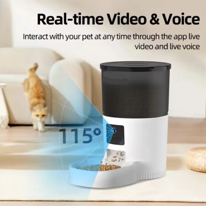 Automatic Cat Feeder with Camera Video